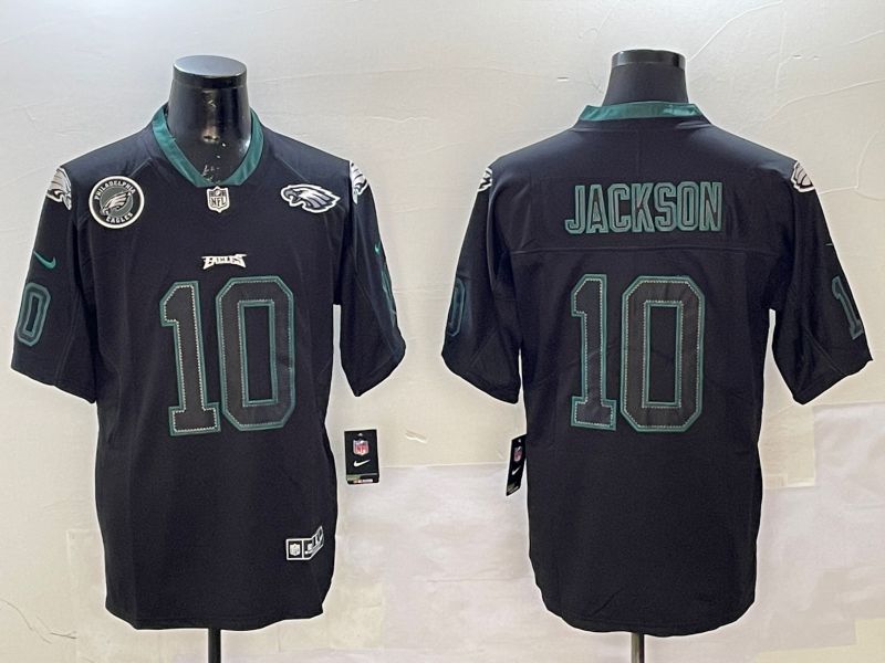 Men Philadelphia Eagles #10 Jackson Black Classic 2025 Nike Limited NFL Jersey style 6